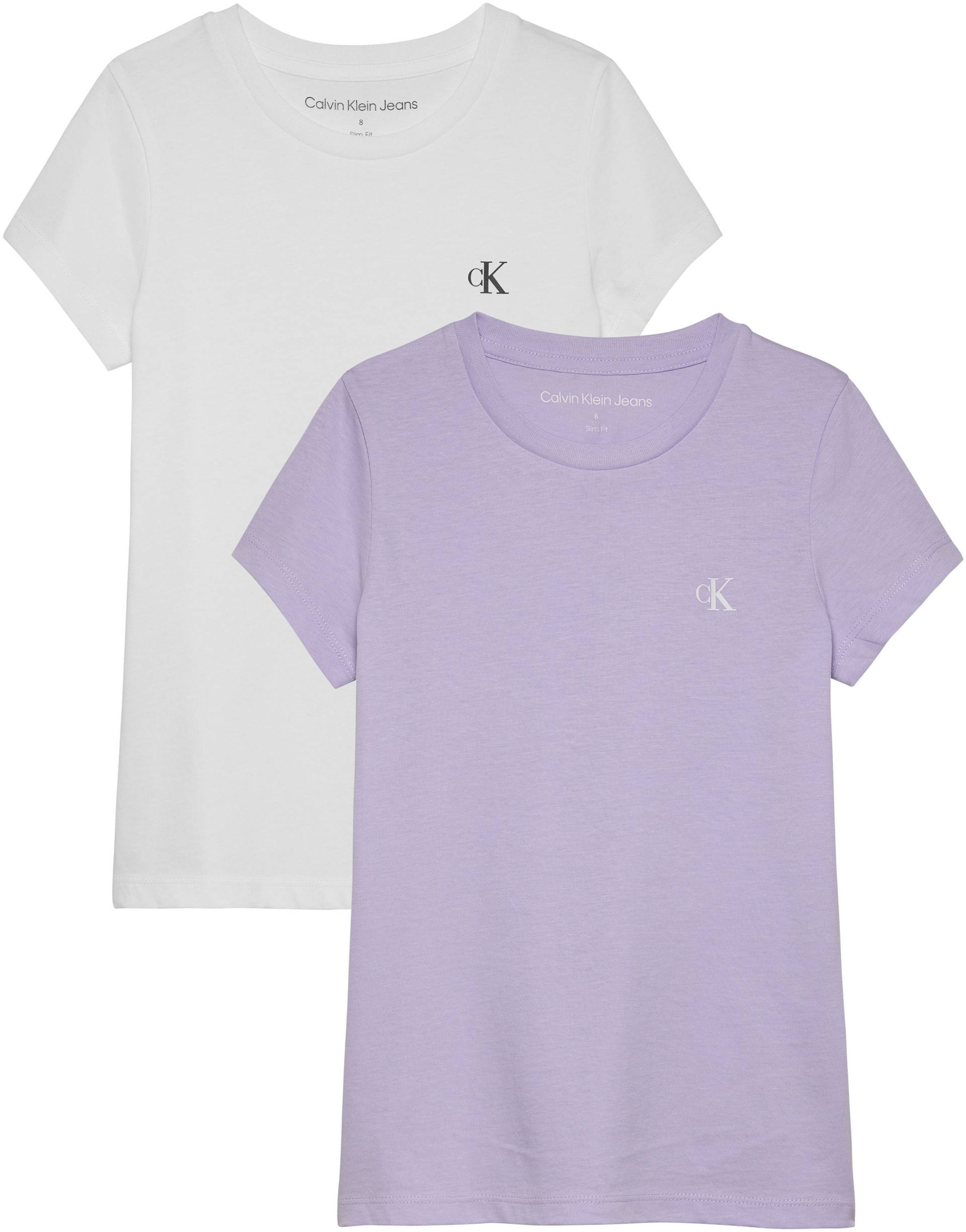 Calvin Klein Jeans T-Shirt »2-PACK SLIM MONOGRAM TOP«, für Kinder bis 16 Jahre von Calvin Klein Jeans