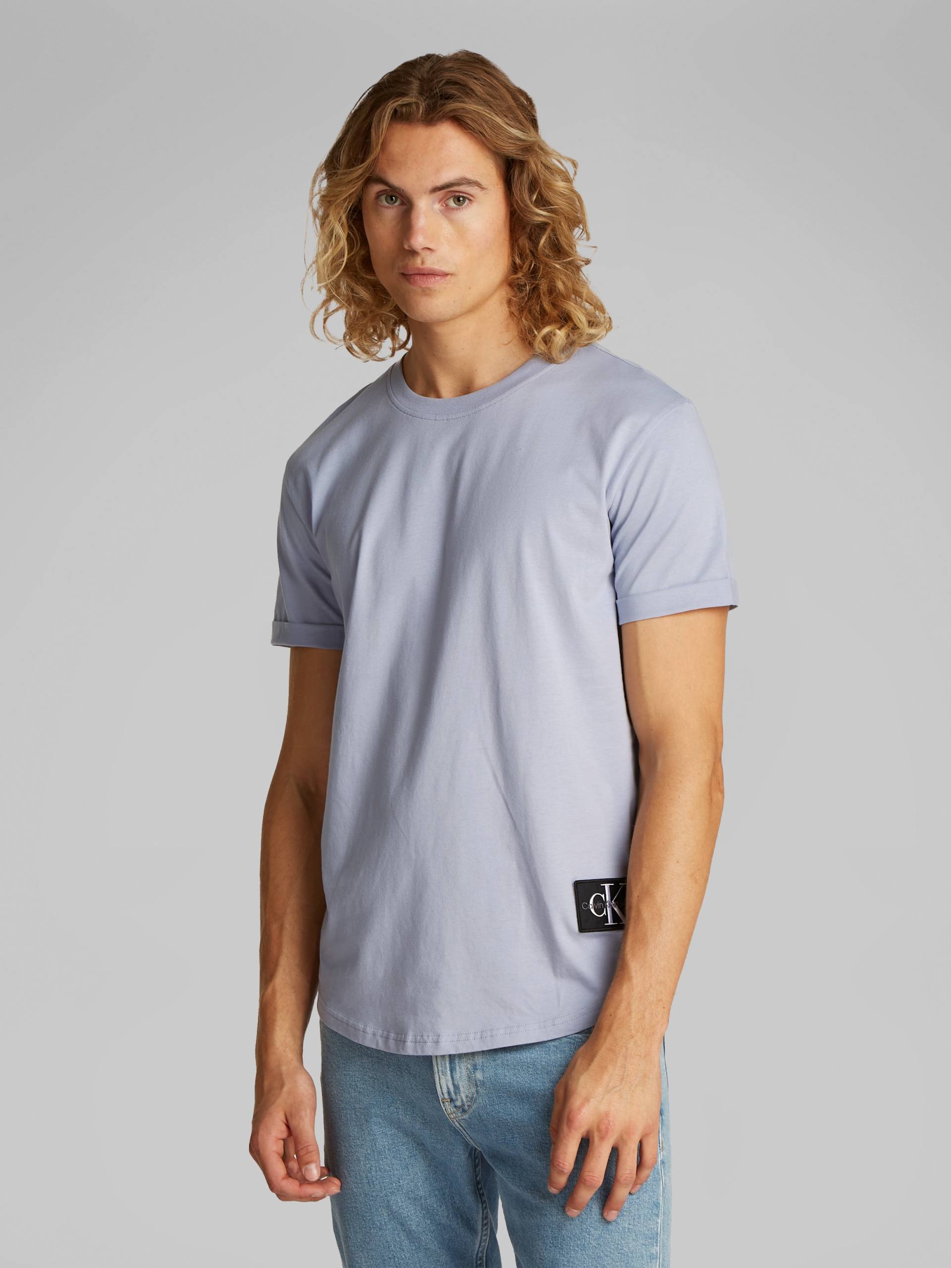 Calvin Klein Jeans T-Shirt »BADGE TURN UP SLEEVE«, mit Logopatch von Calvin Klein Jeans