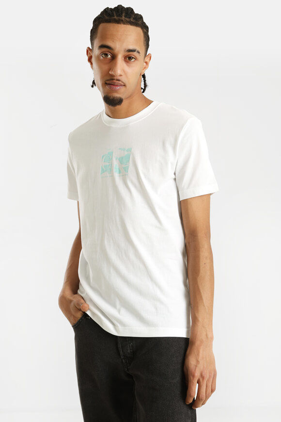 Calvin Klein Jeans T-Shirt | Bright White | Herren  | L von Calvin Klein Jeans