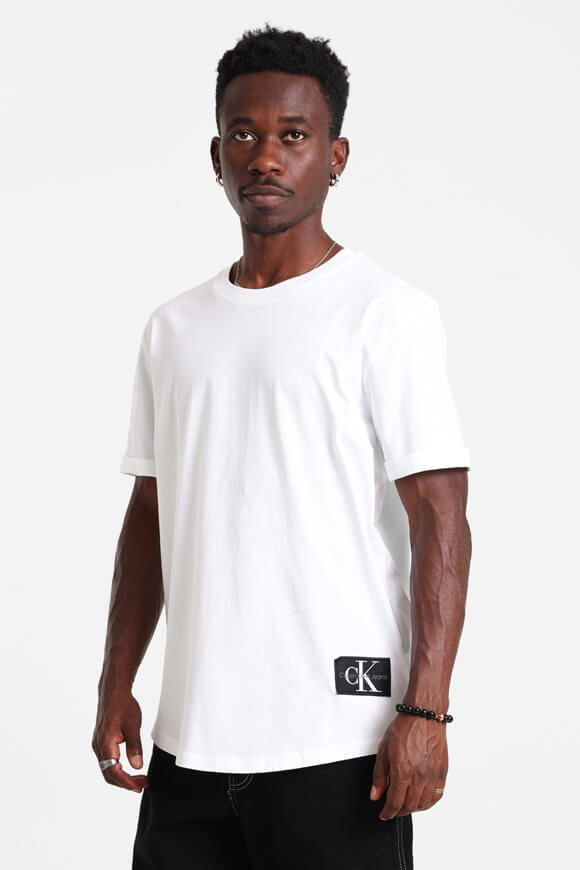 Calvin Klein Jeans T-Shirt | Bright White | Herren  | L von Calvin Klein Jeans