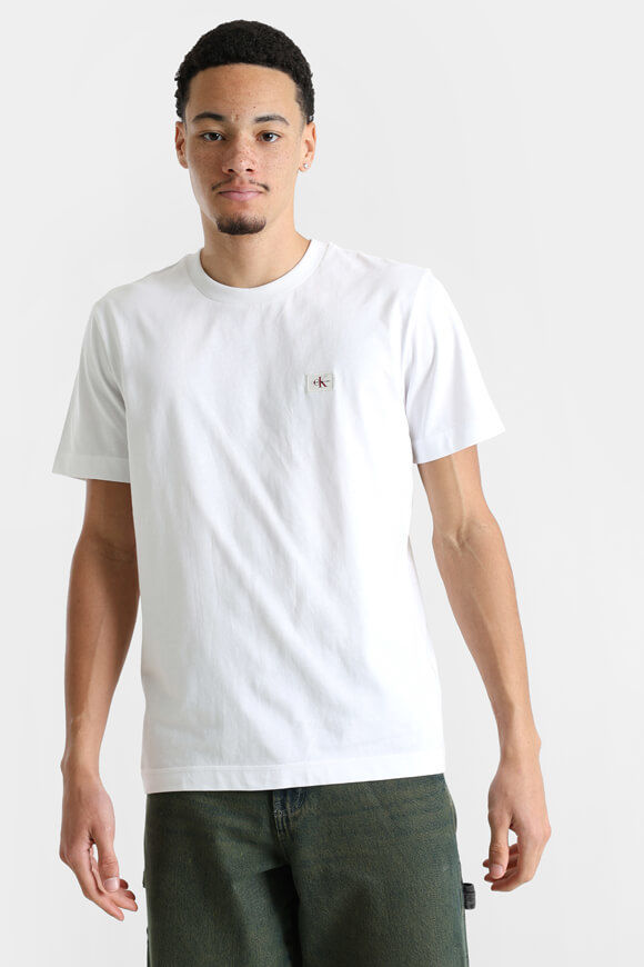 Calvin Klein Jeans T-Shirt | Bright White | Herren  | M von Calvin Klein Jeans