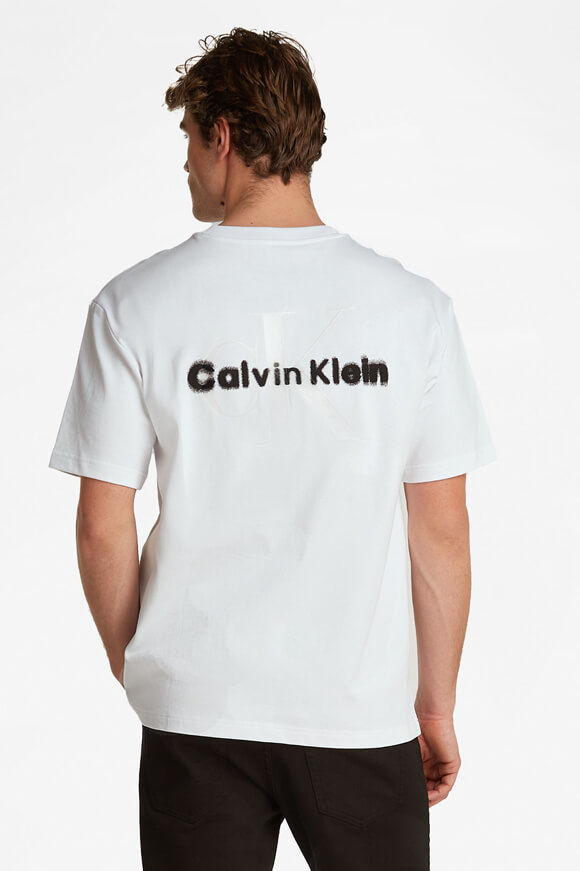 Calvin Klein Jeans T-Shirt | Brilliant White | Herren  | S von Calvin Klein Jeans