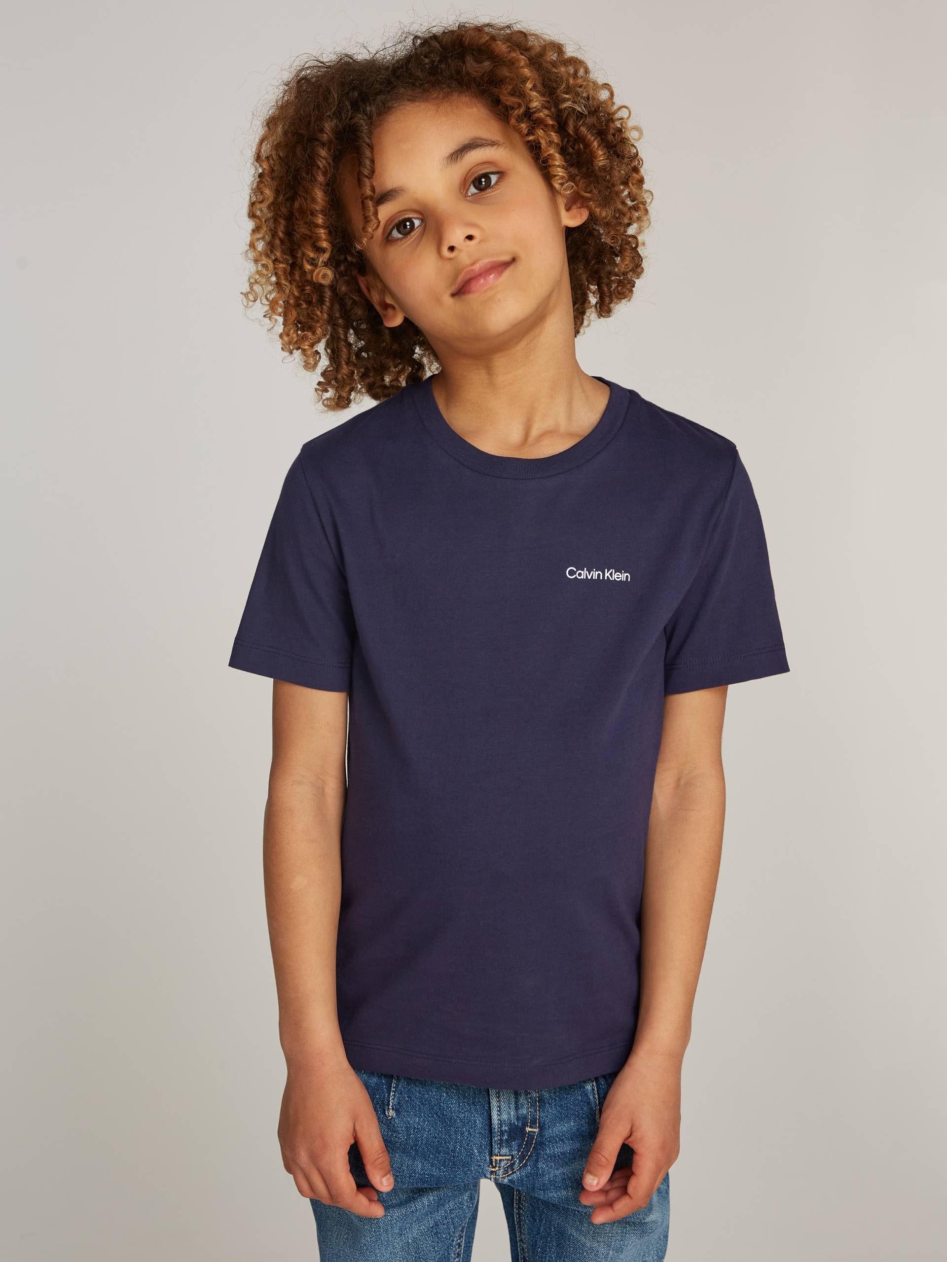 Calvin Klein Jeans T-Shirt »Chest Inst.Logo Ss T-Shirt«, für Kinder bis 16 Jahre und mit Logoschriftzug von Calvin Klein Jeans