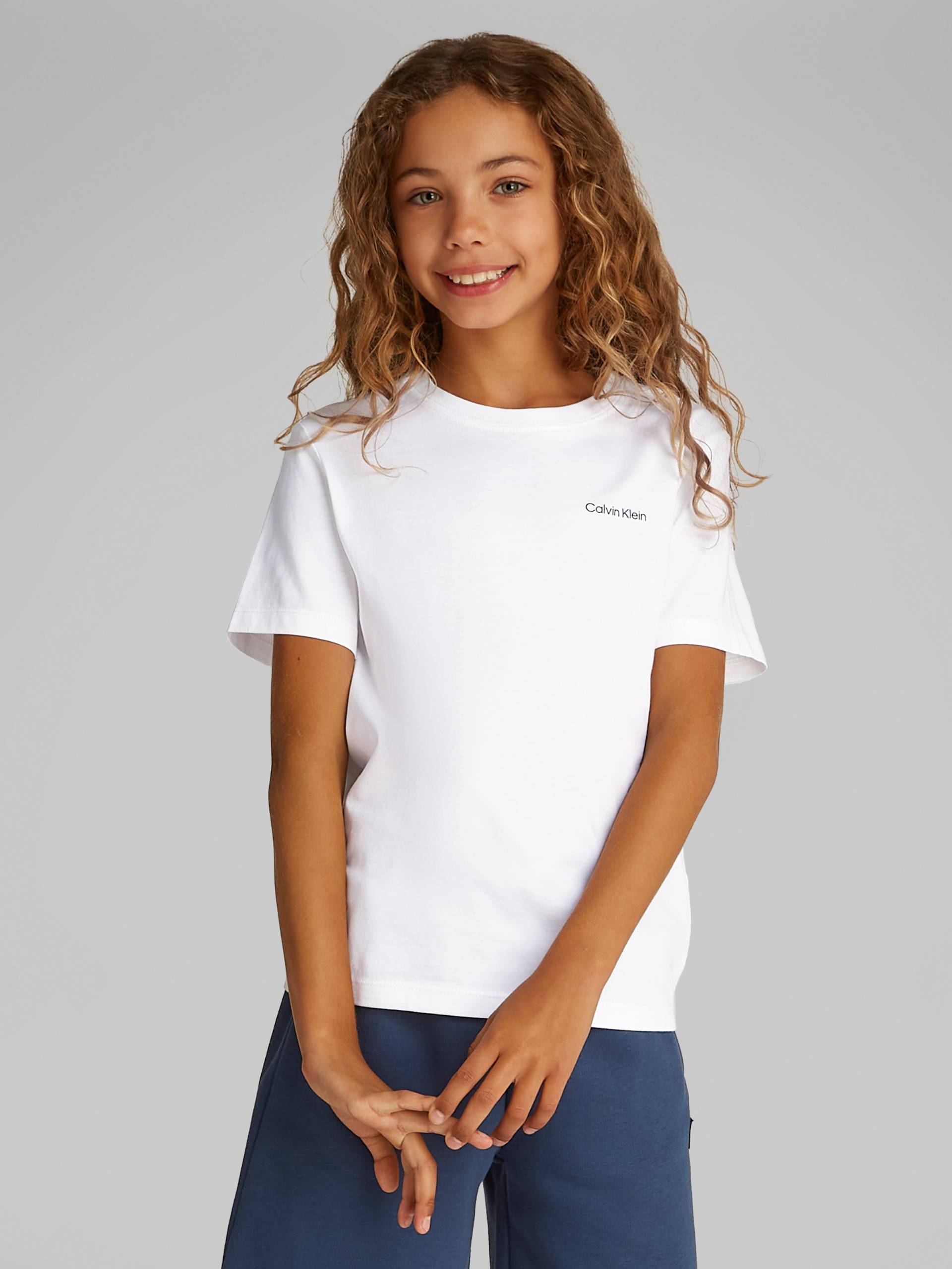 Calvin Klein Jeans T-Shirt »Chest Inst.Logo Ss T-Shirt«, für Kinder bis 16 Jahre und mit Logoschriftzug von Calvin Klein Jeans