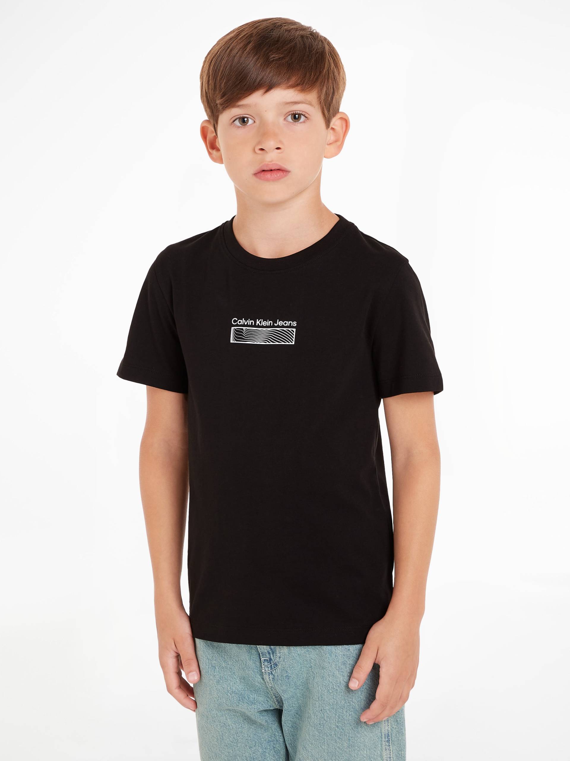 Calvin Klein Jeans T-Shirt »JERSEY WAVE PRINT SS T-SHIRT«, Kinder bis 16 Jahre von Calvin Klein Jeans