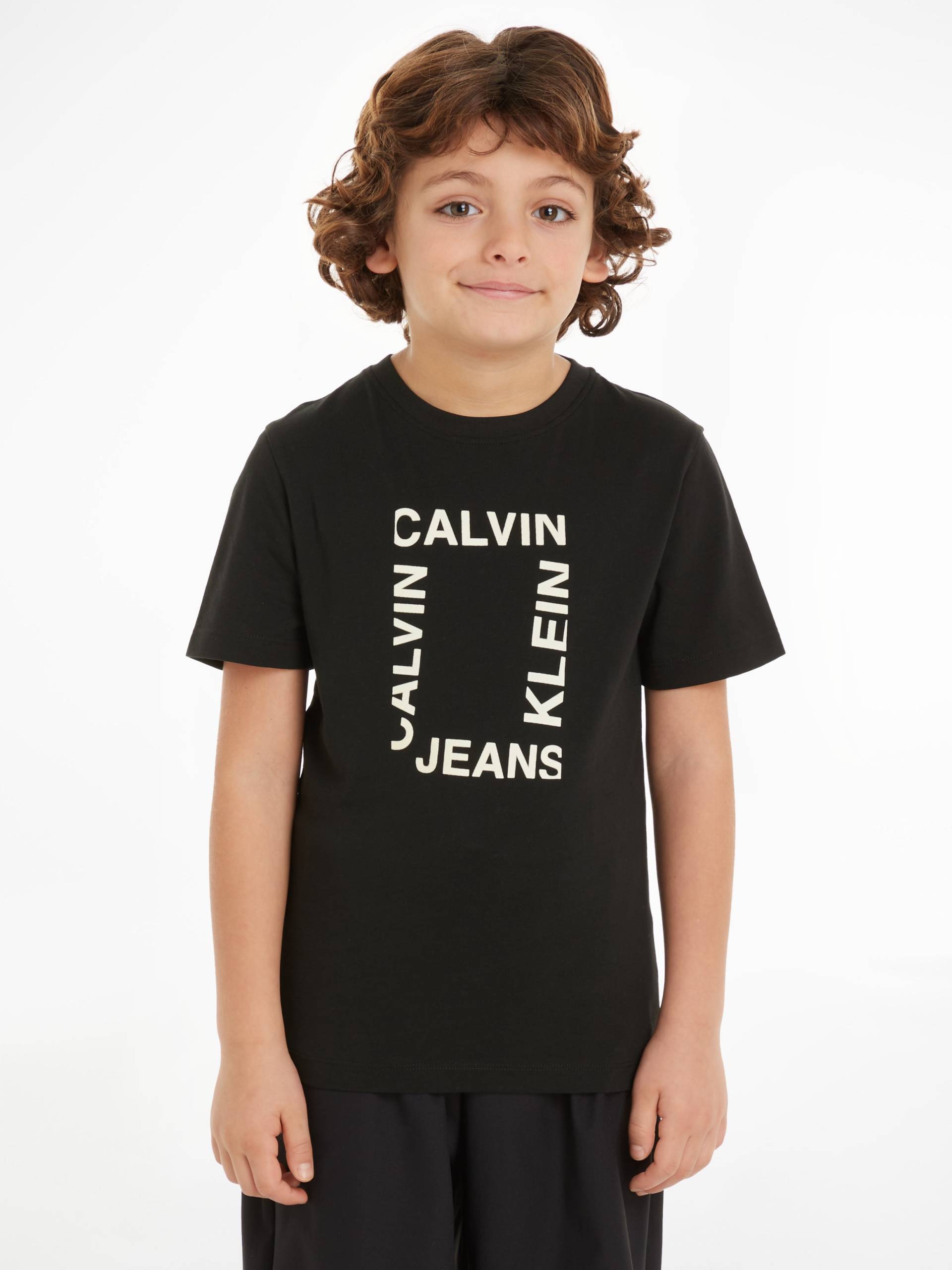 Calvin Klein Jeans T-Shirt »MAXI HERO FLOCK LOGO T-SHIRT«, für Kinder bis 16 Jahre von Calvin Klein Jeans