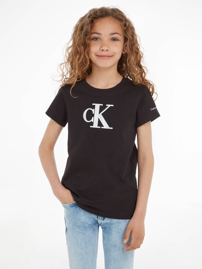 Calvin Klein Jeans T-Shirt »METALLIC MONOGRAM SLIM T-SHIRT«, für Kinder bis 16 Jahre von Calvin Klein Jeans