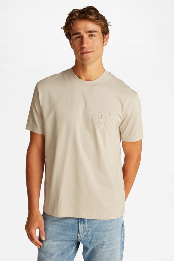 Calvin Klein Jeans T-Shirt | Oatmeal | Herren | L Calvin Klein Jeans T-Shirt | Oatmeal | Herren | L von Calvin Klein Jeans