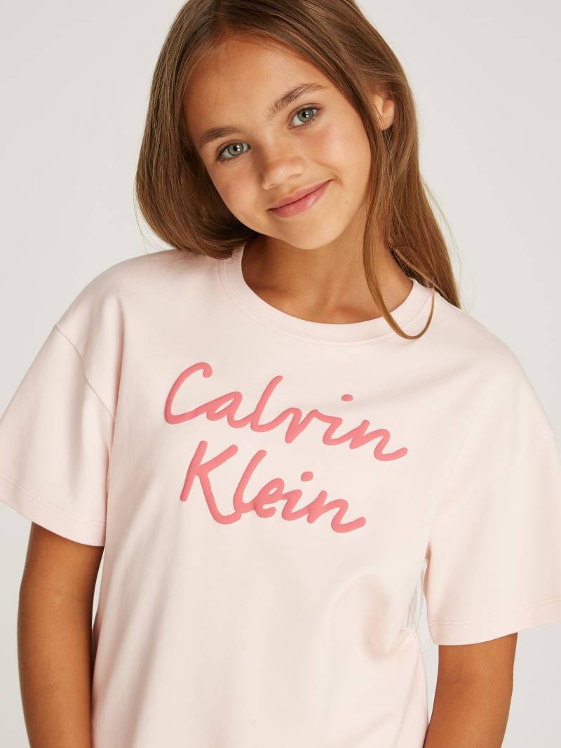 Calvin Klein Jeans T-Shirt »SCRIPT LOGO BOXY SS T-SHIRT«, mit grossem Logo von Calvin Klein Jeans