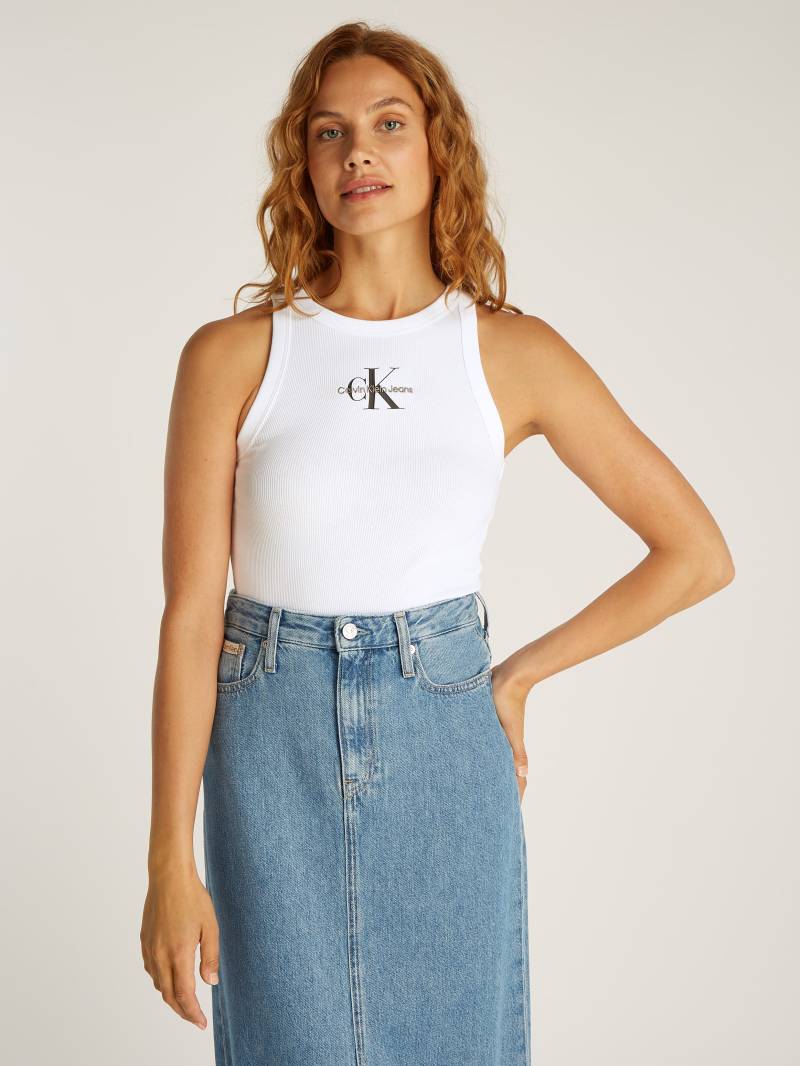 Calvin Klein Jeans Tanktop »MONOLOGO RIB TANK TOP«, mit Logostickerei von Calvin Klein Jeans