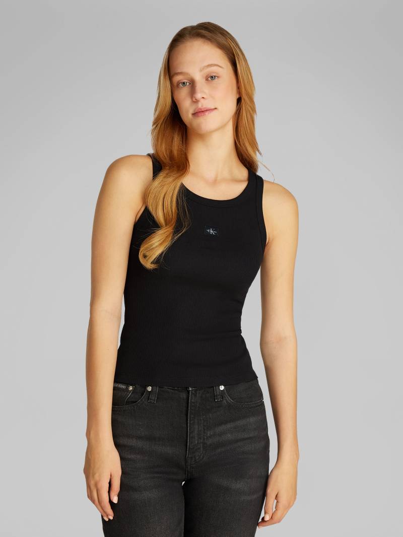 Calvin Klein Jeans Tanktop »WOVEN LABEL RIB TANK TOP«, mit Logodruck von Calvin Klein Jeans