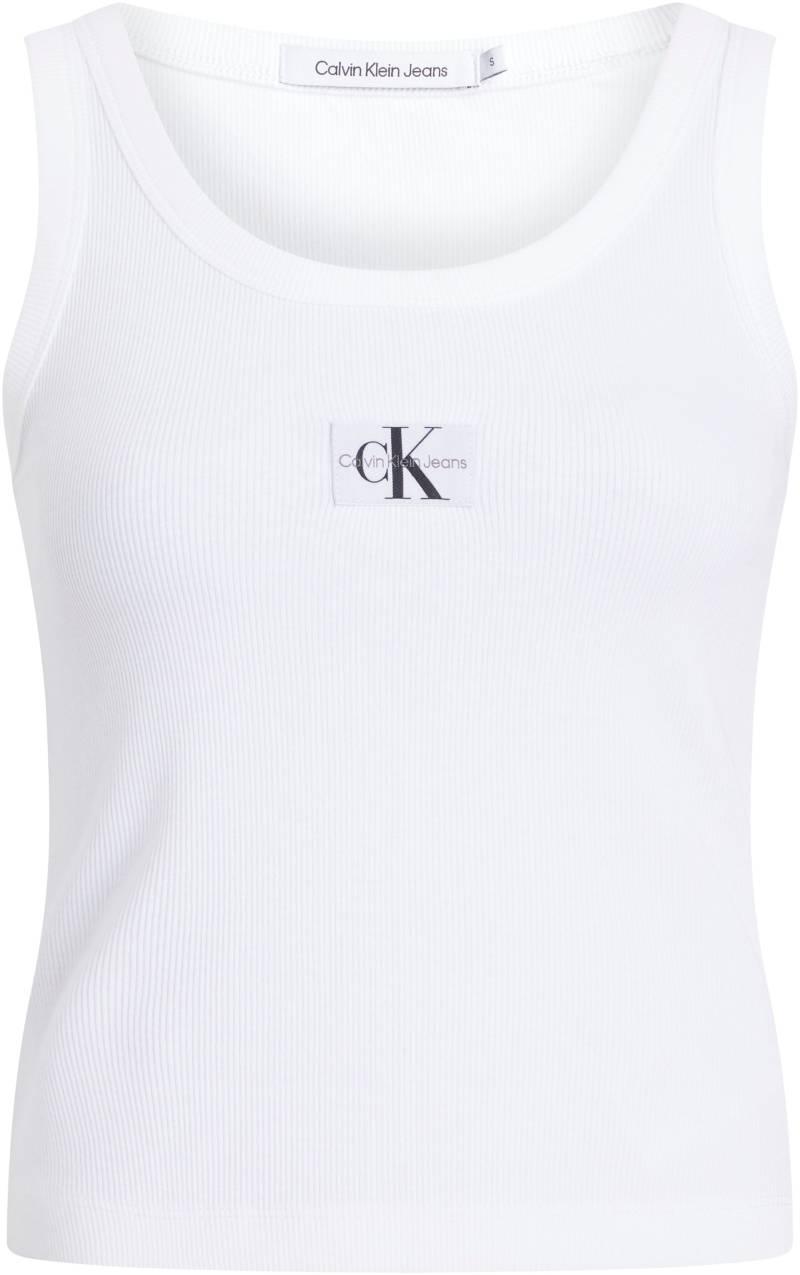 Calvin Klein Jeans Tanktop »WOVEN LABEL RIB TANK TOP«, mit Logomarkenlabel von Calvin Klein Jeans