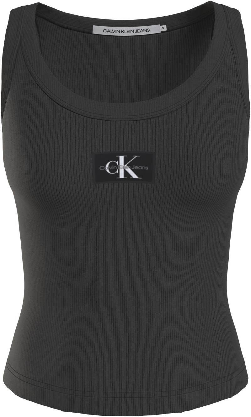 Calvin Klein Jeans Tanktop »WOVEN LABEL RIB TANK TOP«, mit Logomarkenlabel von Calvin Klein Jeans