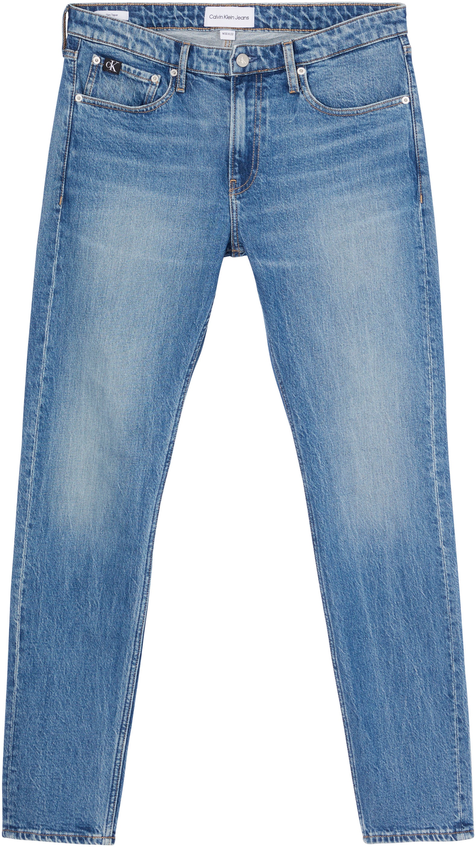 Calvin Klein Jeans Tapered-fit-Jeans »SLIM TAPER«, mit Leder-Badge von Calvin Klein Jeans