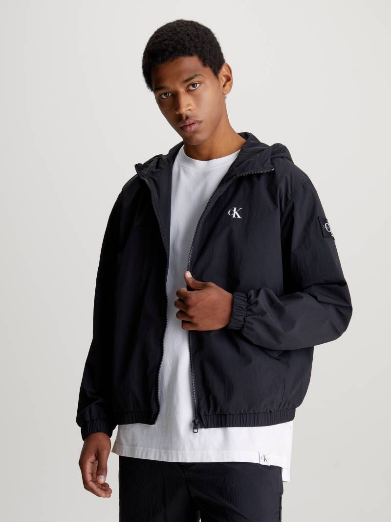 Calvin Klein Jeans Windbreaker »WINDBREAKER«, mit Kapuze, mit Calvin Klein Logo-Badge von Calvin Klein Jeans