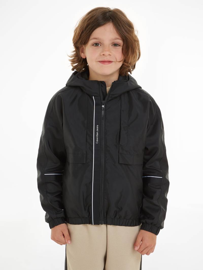 Calvin Klein Jeans Winterjacke »NYLON TAPE WINDBREAKER«, mit Kapuze, für Kinder bis 16 Jahre von Calvin Klein Jeans