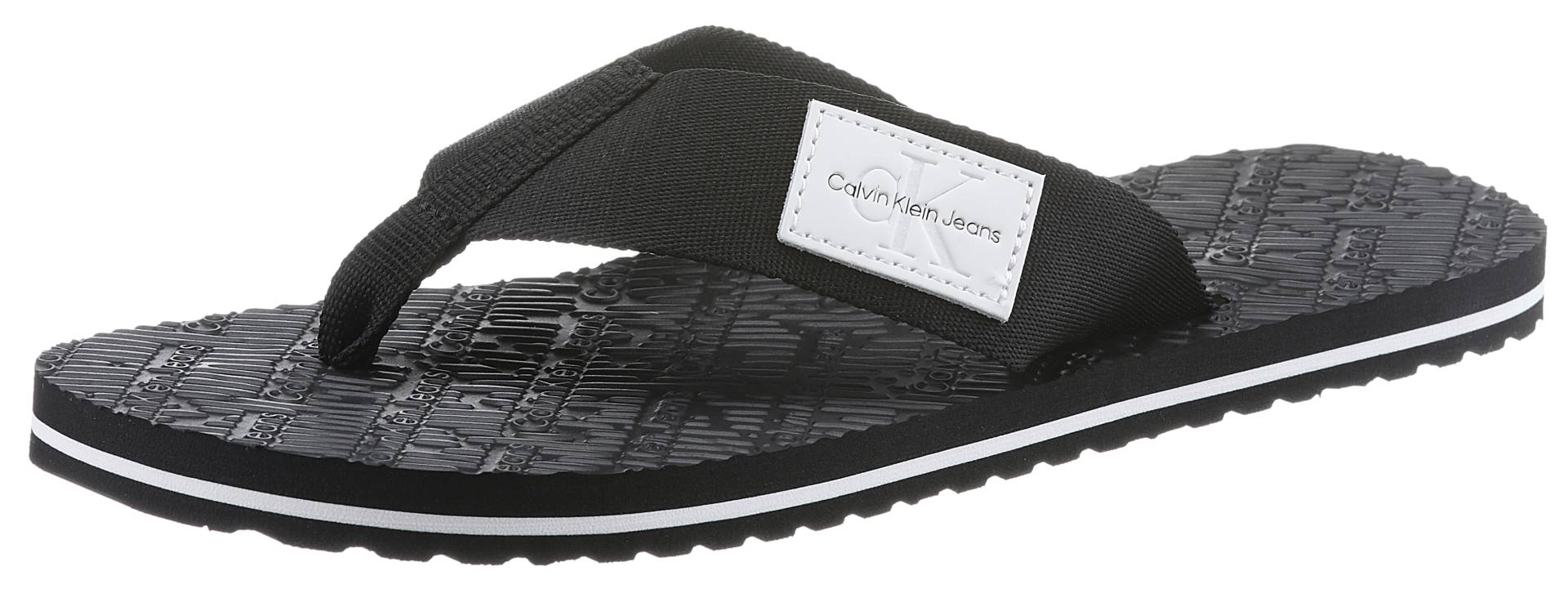 Calvin Klein Jeans Zehentrenner »FRANK 6T«, mit zweifarbiger Laufsohle von Calvin Klein Jeans