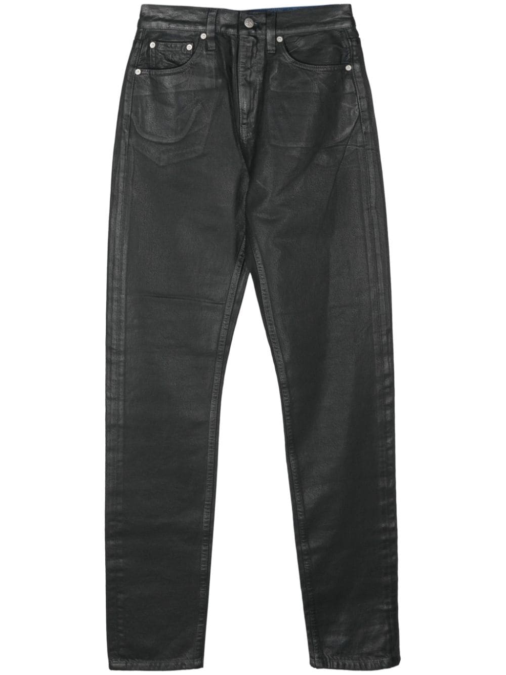 Calvin Klein Jeans coated straight jeans - Black von Calvin Klein Jeans