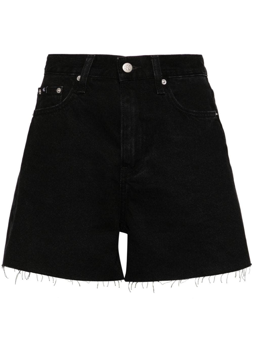 Calvin Klein Jeans high-rise denim shorts - Black von Calvin Klein Jeans