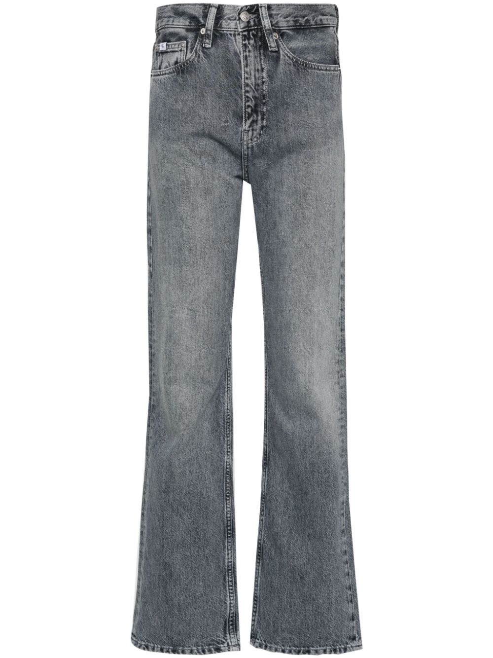 Calvin Klein Jeans high-rise straight jeans - Grey von Calvin Klein Jeans