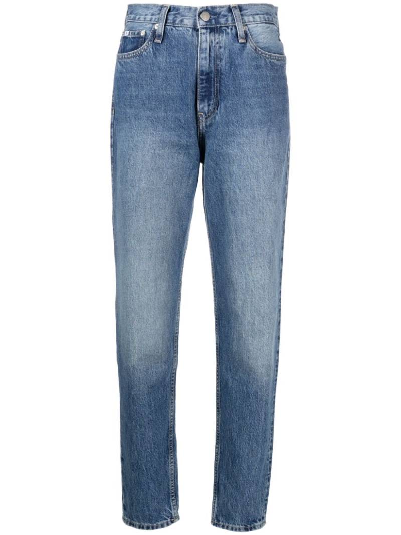 Calvin Klein Jeans high-rise tapered-leg jeans - Blue von Calvin Klein Jeans