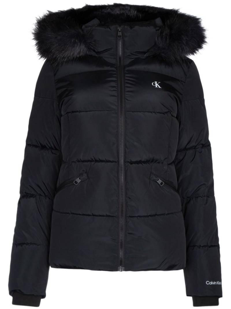 Calvin Klein Jeans hooded padded jacket - Black von Calvin Klein Jeans