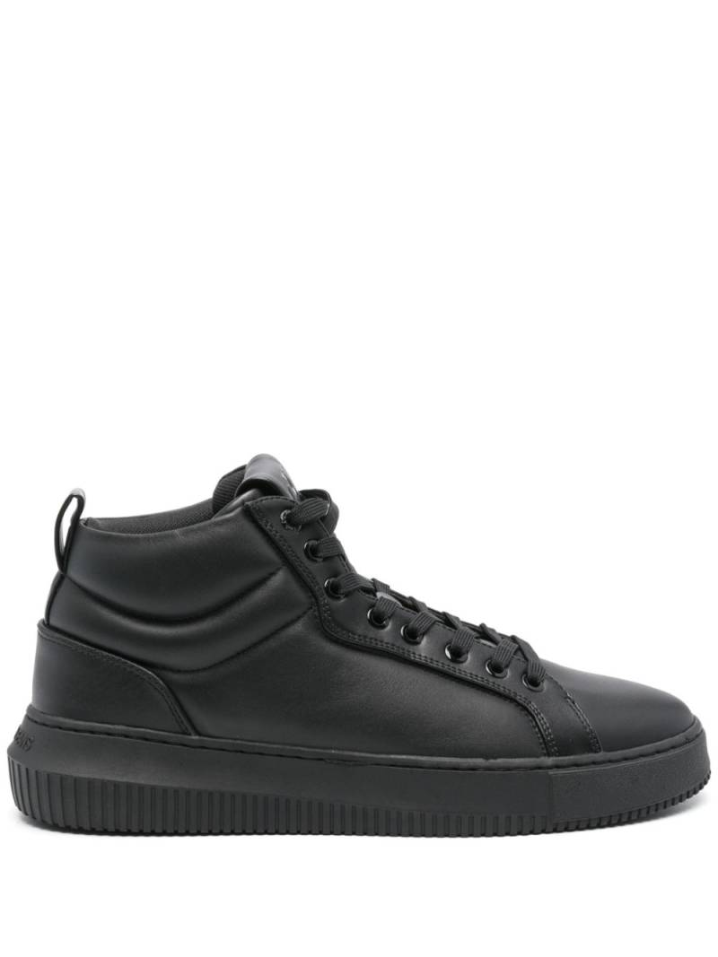 Calvin Klein Jeans leather sneakers - Black von Calvin Klein Jeans