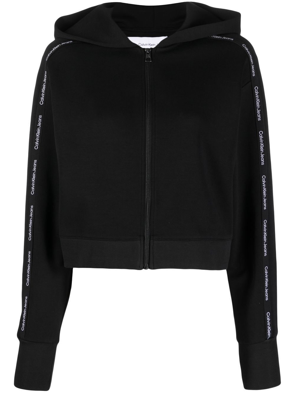 Calvin Klein Jeans logo-detail zip-up hoodie - Black von Calvin Klein Jeans