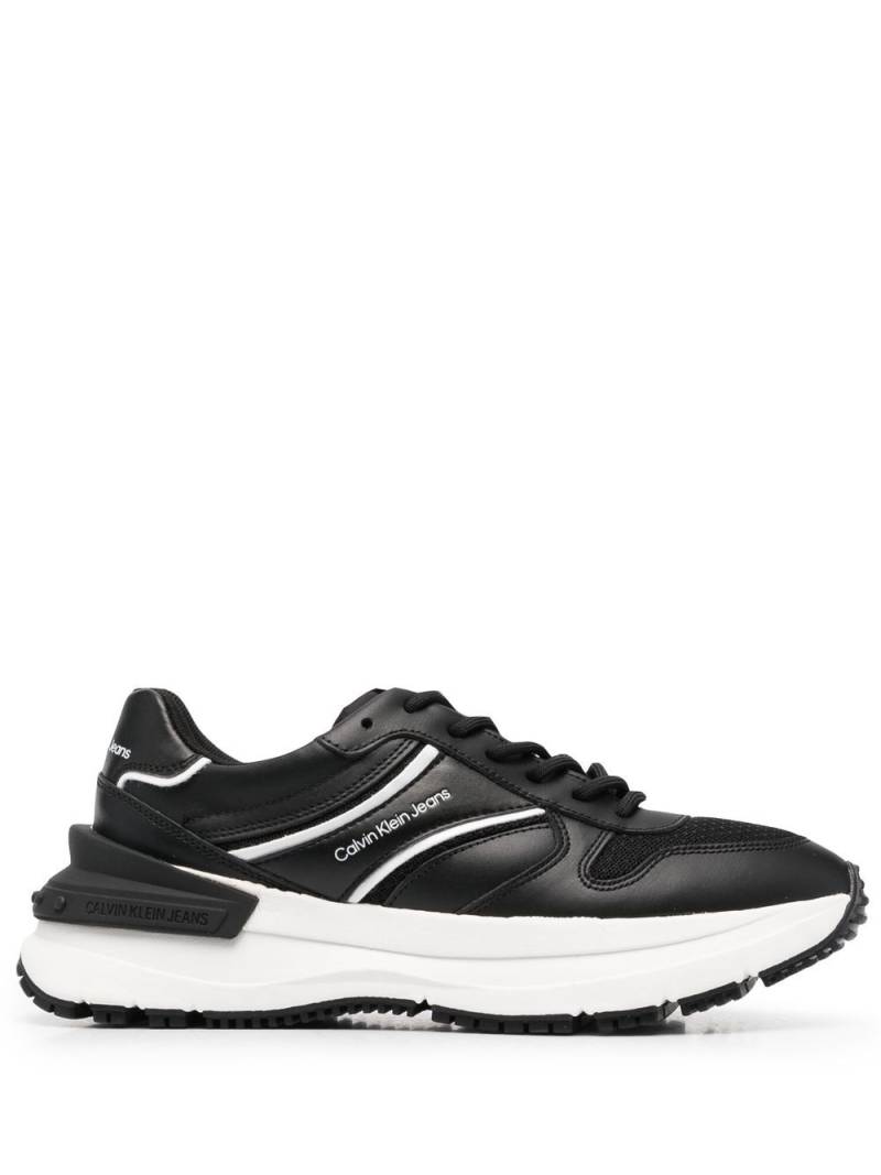 Calvin Klein Jeans logo-panel sneakers - Black von Calvin Klein Jeans