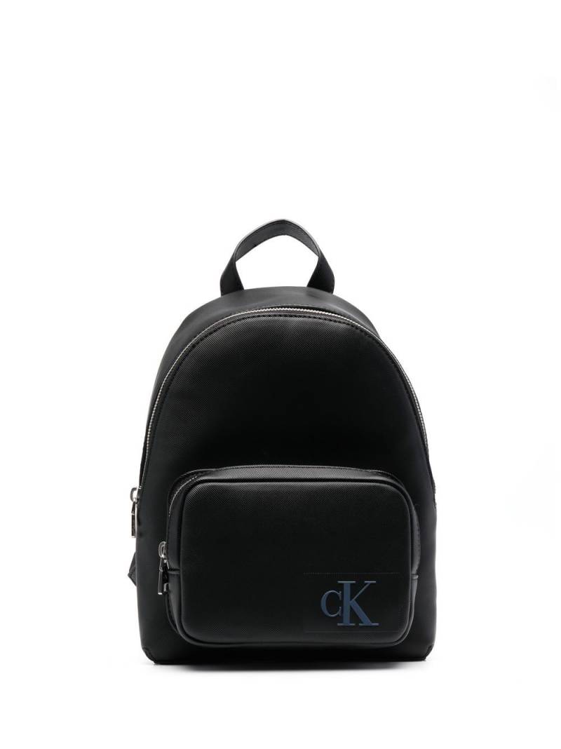 Calvin Klein Jeans logo-patch backpack - Black von Calvin Klein Jeans