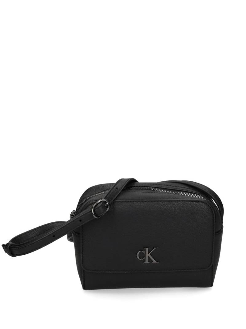 Calvin Klein Jeans logo-plaque cross body bag - Black von Calvin Klein Jeans