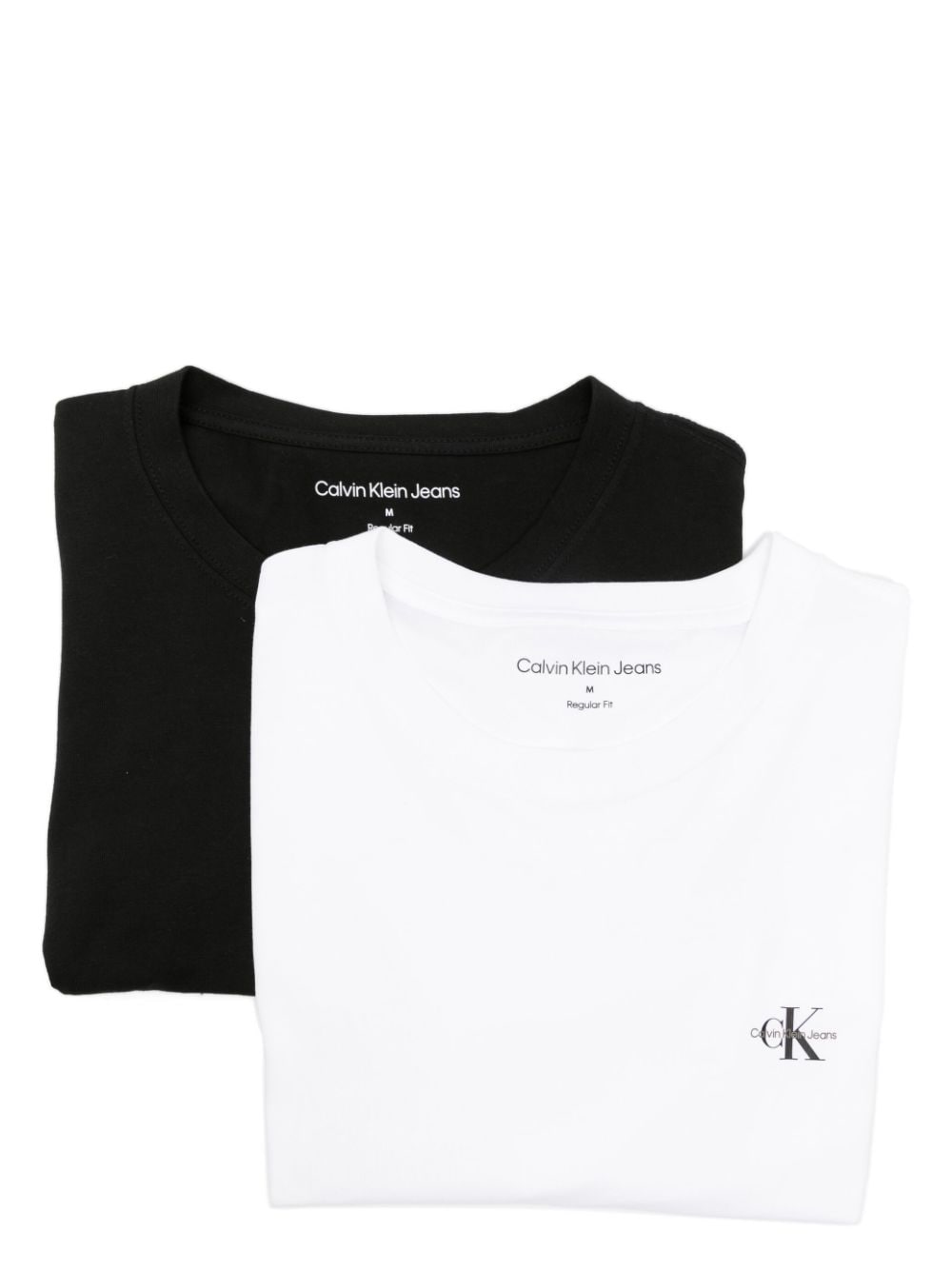 Calvin Klein Jeans logo-print cotton T-Shirt - Black von Calvin Klein Jeans