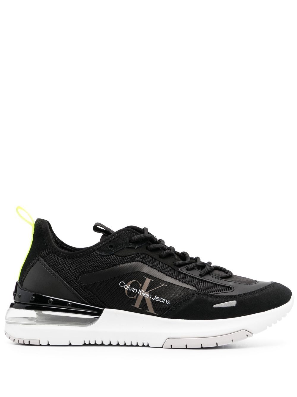 Calvin Klein Jeans logo-print panelled sneakers - Black von Calvin Klein Jeans