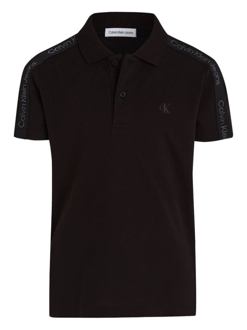 Calvin Klein Jeans logo-print polo shirt - Black von Calvin Klein Jeans