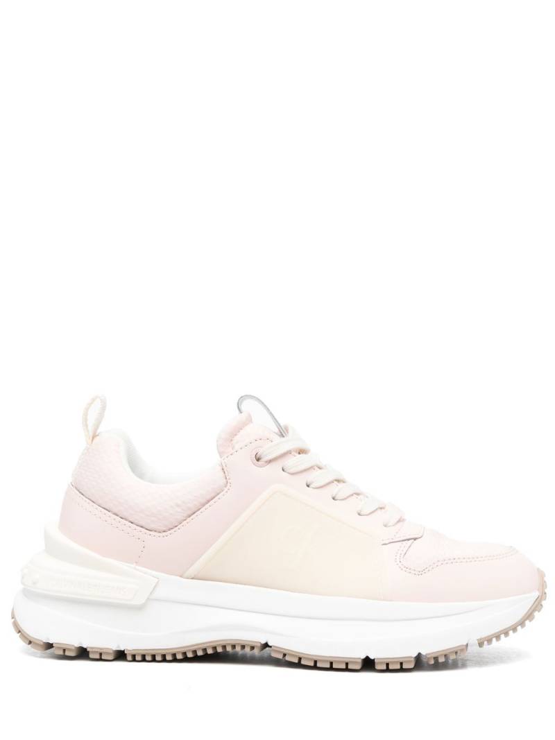 Calvin Klein Jeans low-top chunky-sole lace-up sneakers - Pink von Calvin Klein Jeans