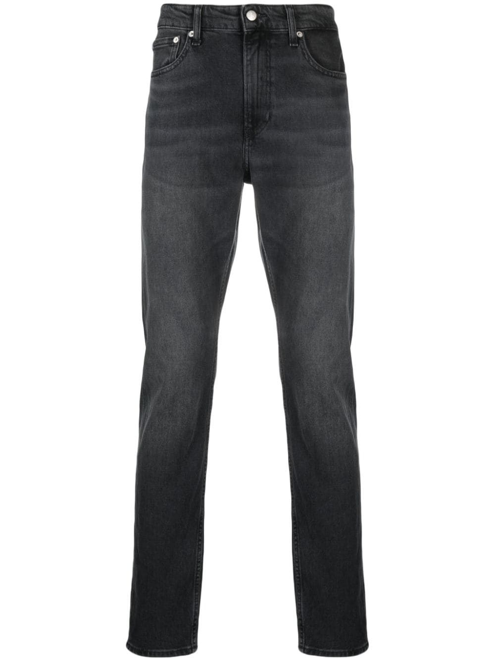 Calvin Klein Jeans mid-rise slim-fit jeans - Black von Calvin Klein Jeans