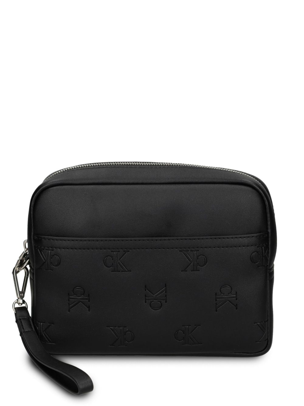 Calvin Klein Jeans monogram-debossed wash bag - Black von Calvin Klein Jeans