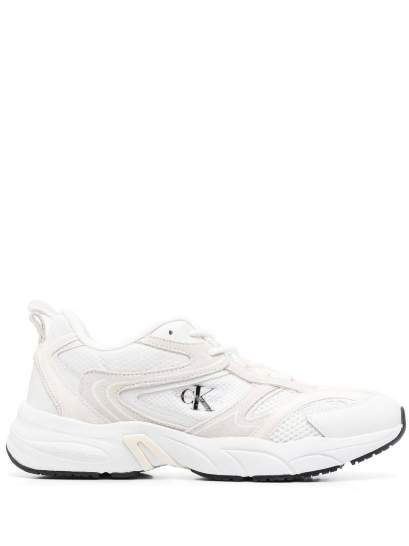 Calvin Klein Jeans panelled low-top sneakers - White von Calvin Klein Jeans