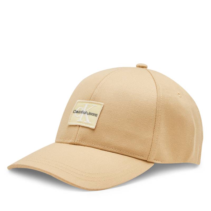 Cap Calvin Klein Jeans Mono Logo Patch Cap K60K612381 Beige von Calvin Klein Jeans