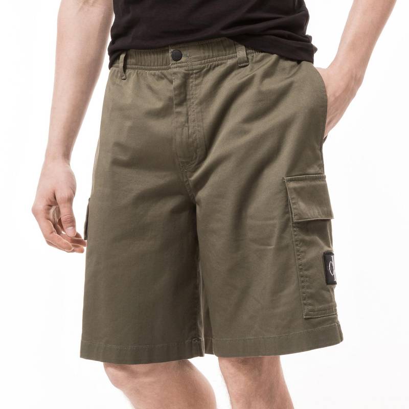 Cargo-shorts Herren Olivegrün L von Calvin Klein Jeans