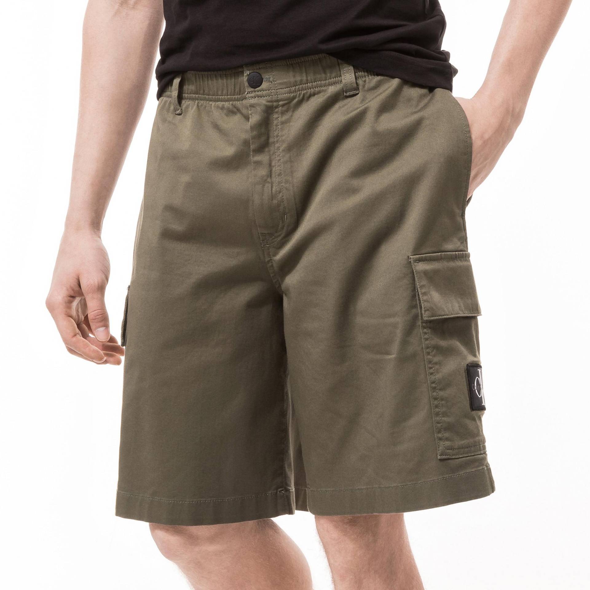 Cargo-shorts Herren Olivegrün S von Calvin Klein Jeans