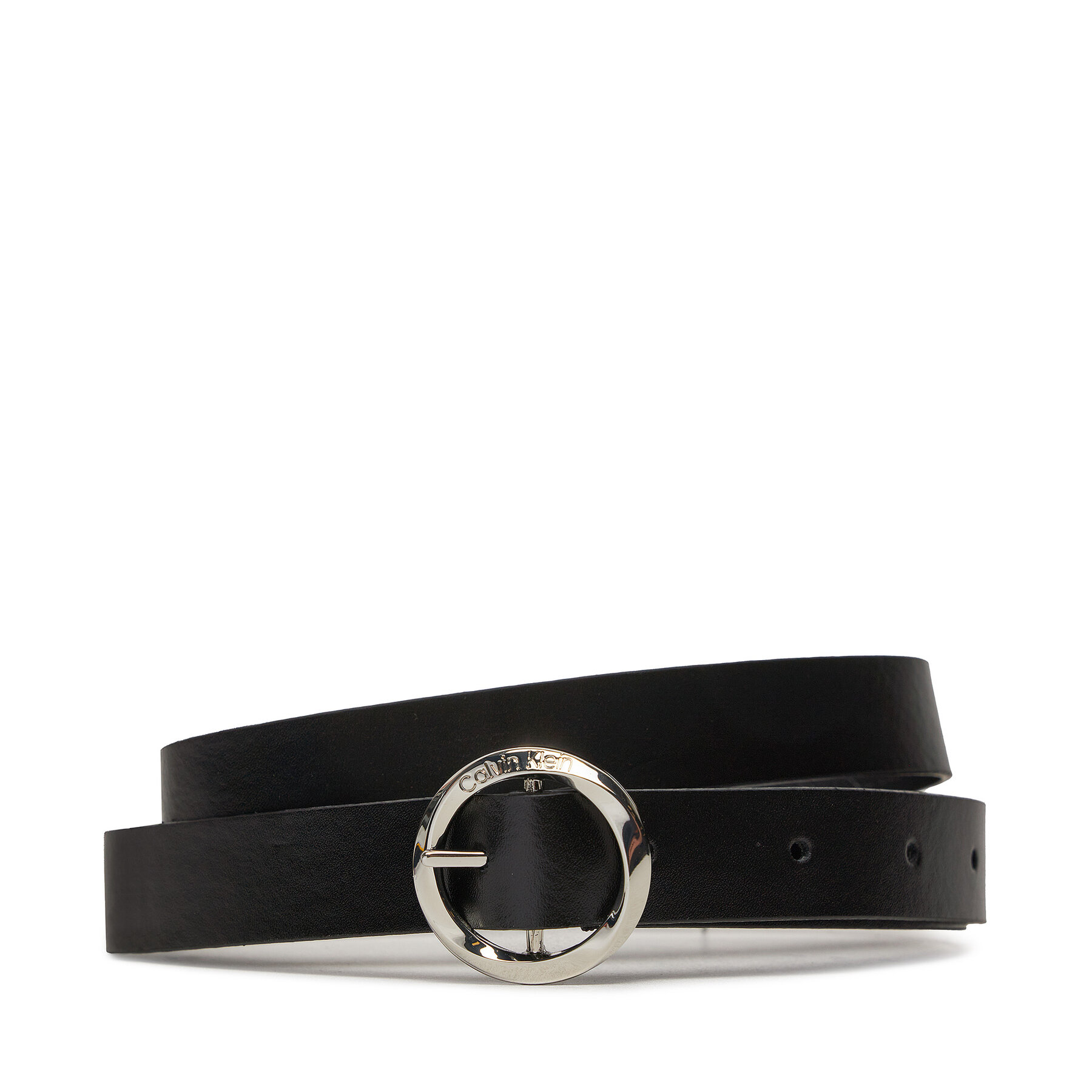 Damengürtel Calvin Klein Jeans Faceted Round Buckle Belt 2.0 K60K612211 Schwarz von Calvin Klein Jeans