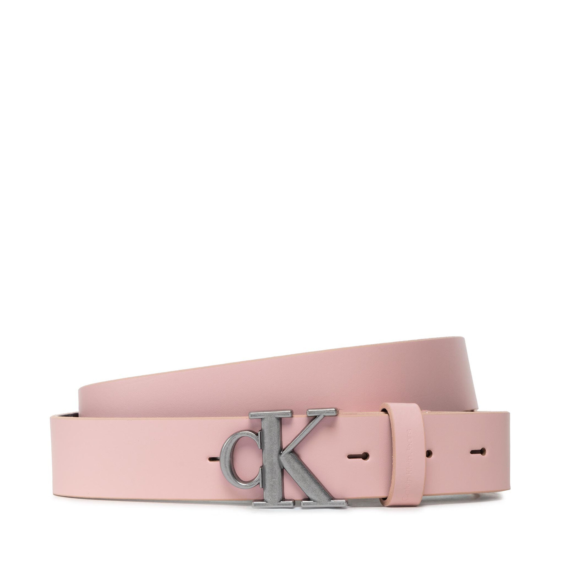 Damengürtel Calvin Klein Jeans Round Mono Plaque Belt 30mm K60K609832 Rosa von Calvin Klein Jeans