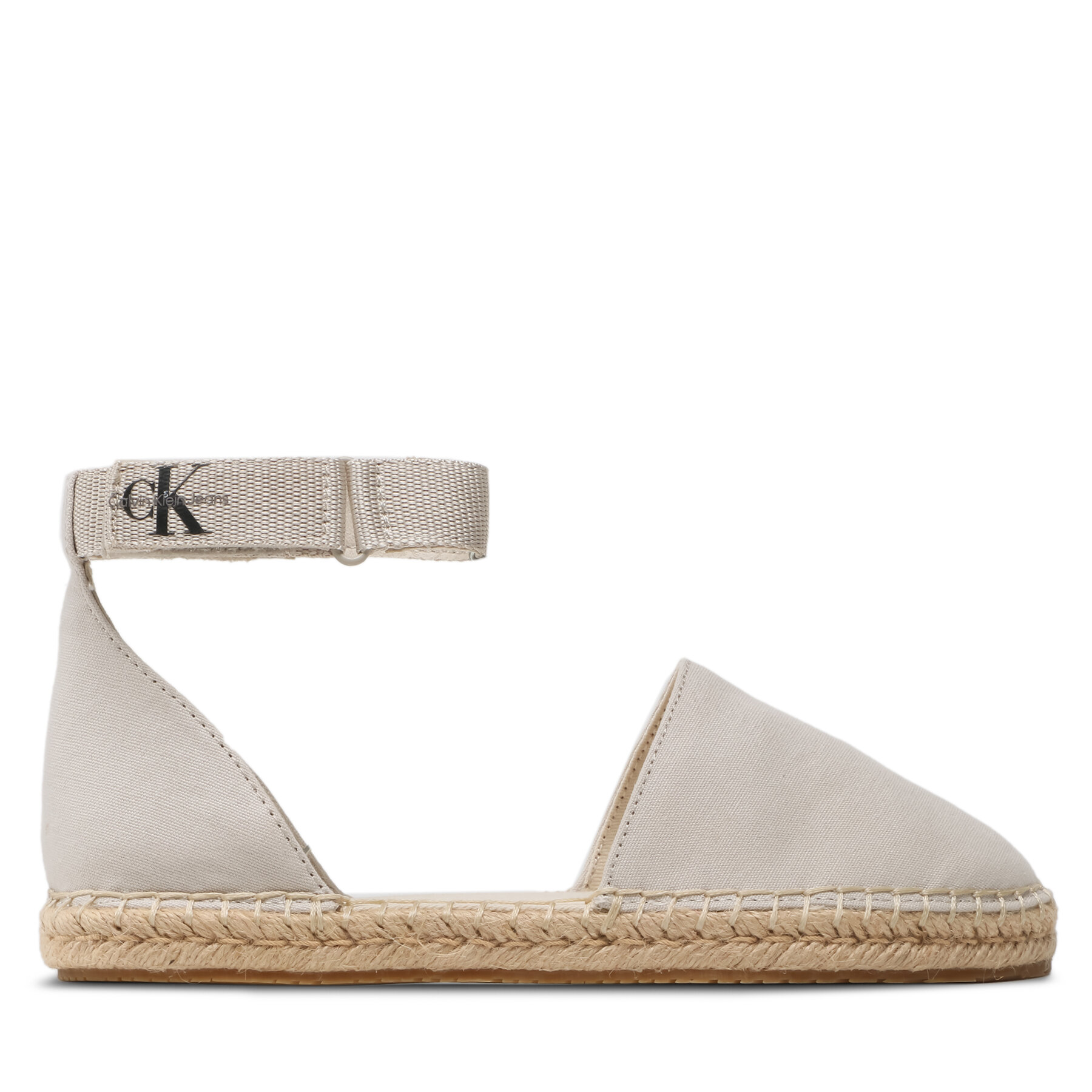 Espadrilles Calvin Klein Jeans Ankle Espadrille YW0YW01027 Écru von Calvin Klein Jeans