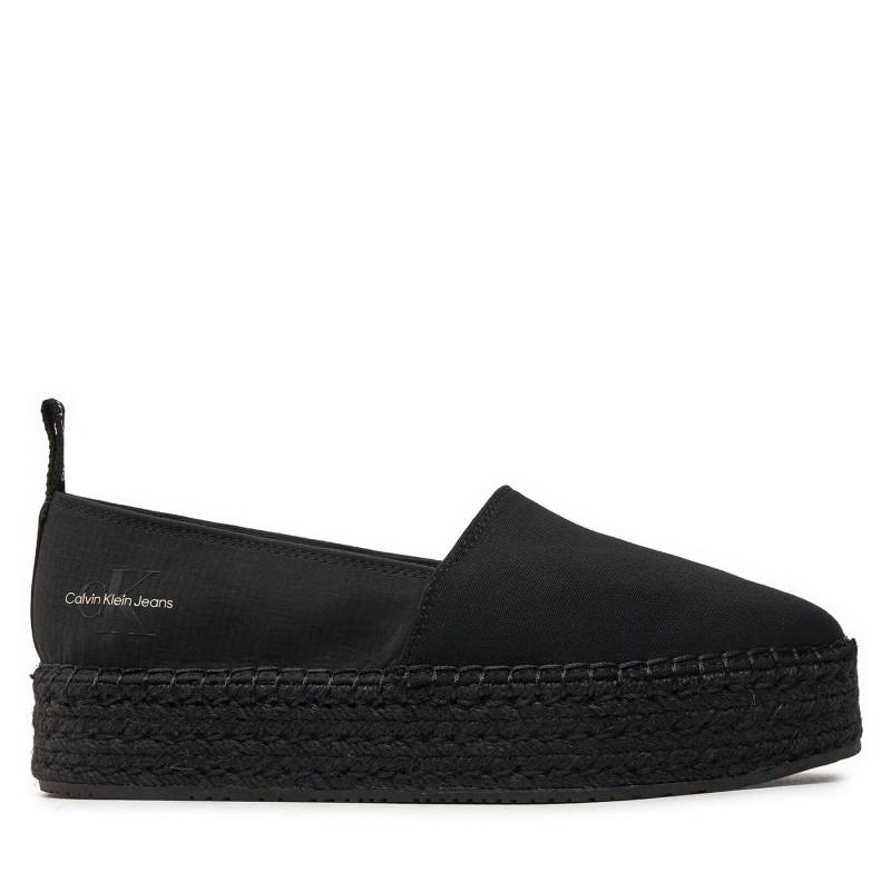 Espadrilles Calvin Klein Jeans Platform Espadrille Mix Ml Mtl YW0YW01622 Schwarz von Calvin Klein Jeans