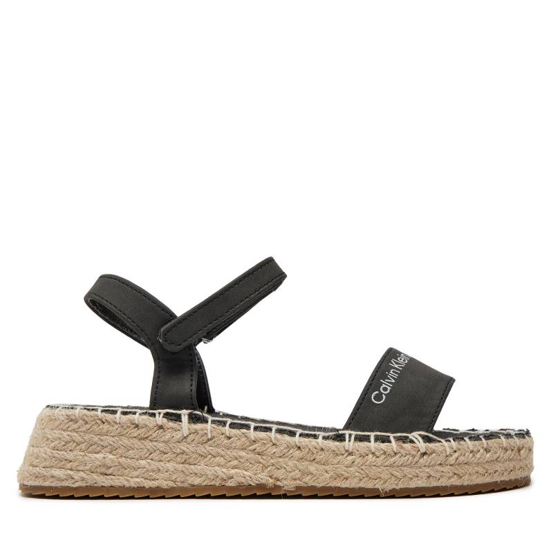 Espadrilles Calvin Klein Jeans Rope Wedge V3A7-80839-1708 S Schwarz von Calvin Klein Jeans