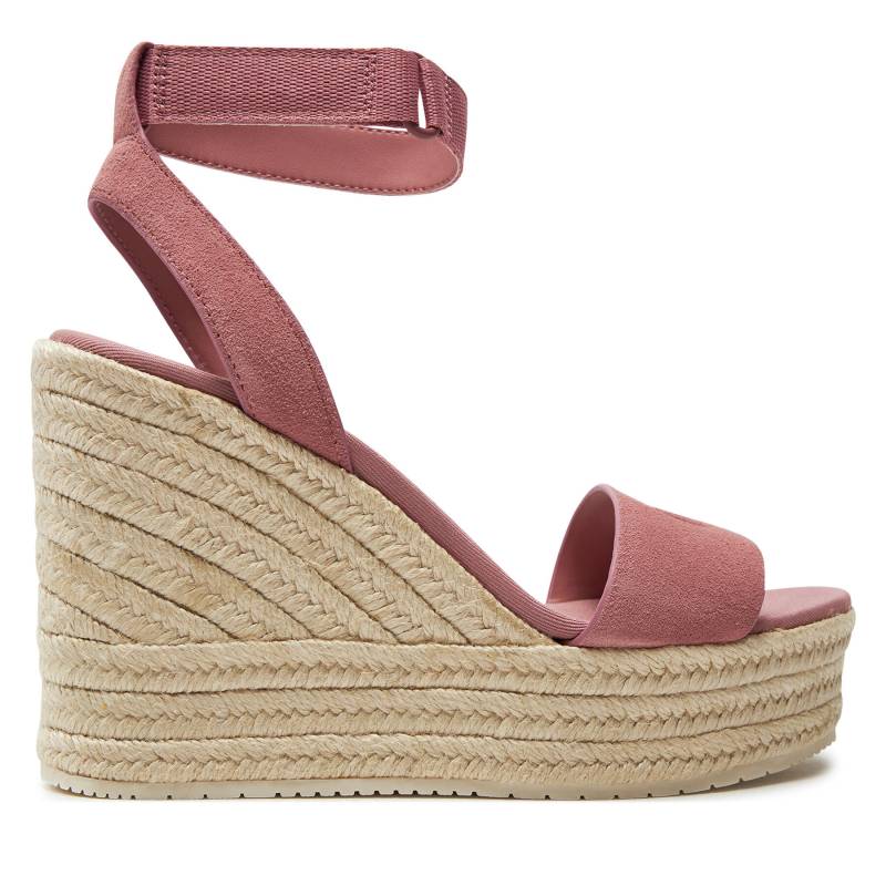 Espadrilles Calvin Klein Jeans Wedge Sandal Su Mg Btw YW0YW01026 Rosa von Calvin Klein Jeans