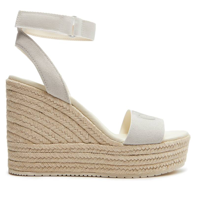 Espadrilles Calvin Klein Jeans Wedge Sandal Su Mg Btw YW0YW01026 Écru von Calvin Klein Jeans