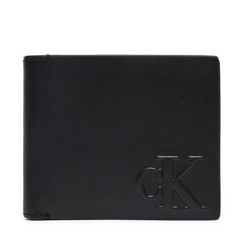 Große Herren Geldbörse Calvin Klein Jeans Logo Emboss Bifold W/Coin K50K512061 Schwarz von Calvin Klein Jeans