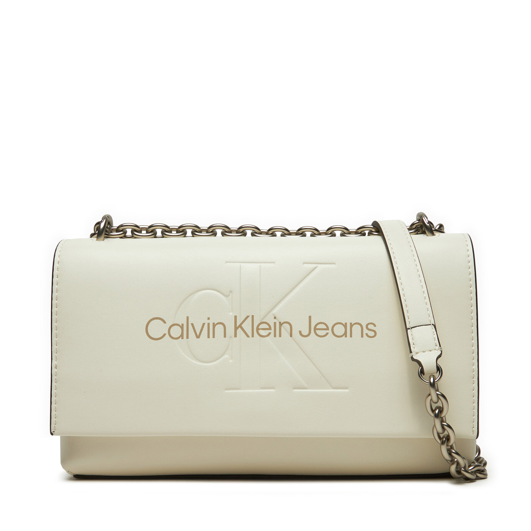 Handtasche Calvin Klein Jeans K60K612221 Écru von Calvin Klein Jeans